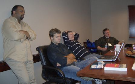 left to right: Nik, Shaun, Charles and Scott