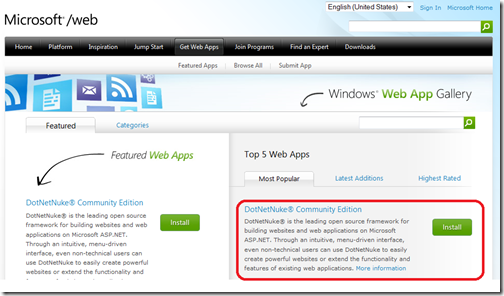 WebAppGallery