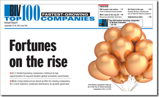 BIV Fastest Growing Companies in BC BIV Fastest Growing Companies in BC