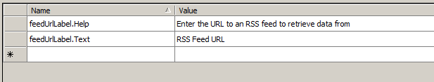 Resource File after entering values
