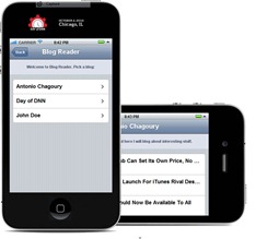 DotNetNuke Blog Module Mobile Application using jQTouch and JQuery