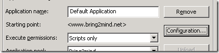 IIS 6 Config IIS 6 Config