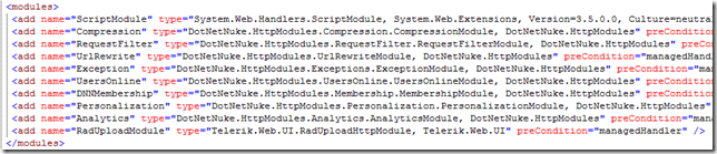 modules section modules section