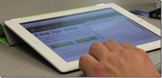 Website on a Tablet Website on a Tablet