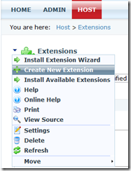 CreateExtension CreateExtension
