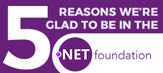 5 Reasons we're glad to be part of the .NET Foundation blog summary image