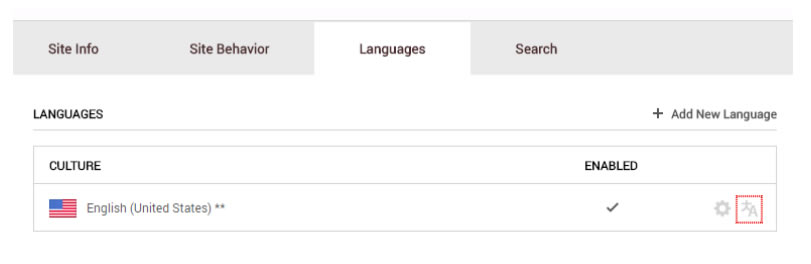 DNN Languages Screenshot