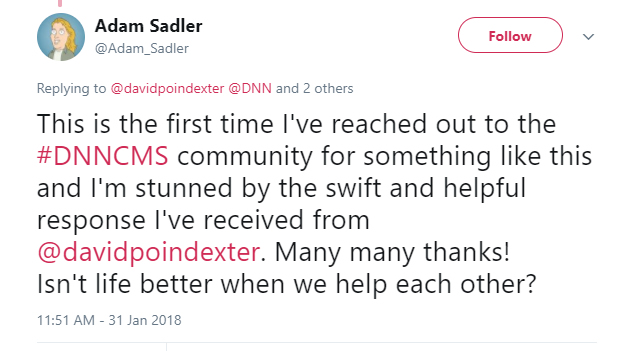 Adam Sadler on Twittered Tweet