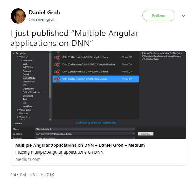 Daniel Groh's Featured Tweet