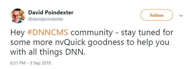 David Poindexter tweeted hinting about a new open source solution he’s working on.
