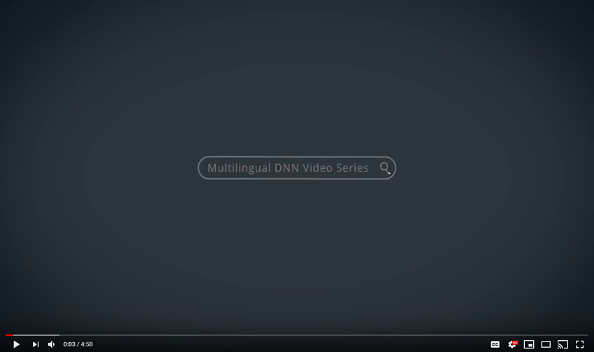 Screenshot of 4 Ways to Build a Multilingual Site on DNN 9 Video