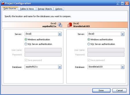 Select your databases Select your databases