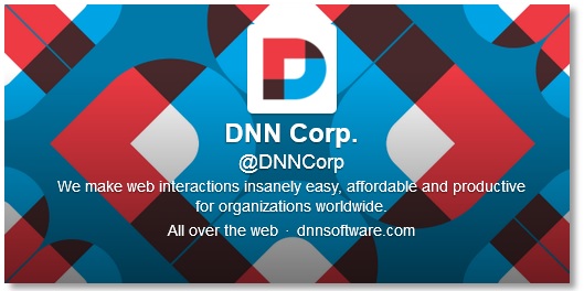 DNN Twitter profile