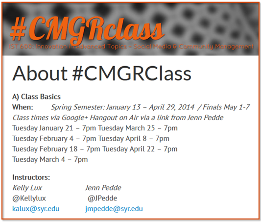 course on community management