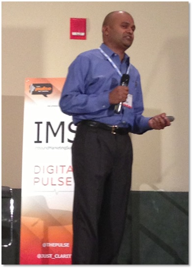 Navin Nagiah presents at Inbound Marketing Summit