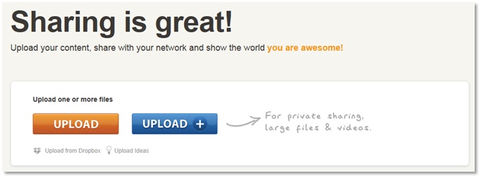 Upload presentations on SlideShare