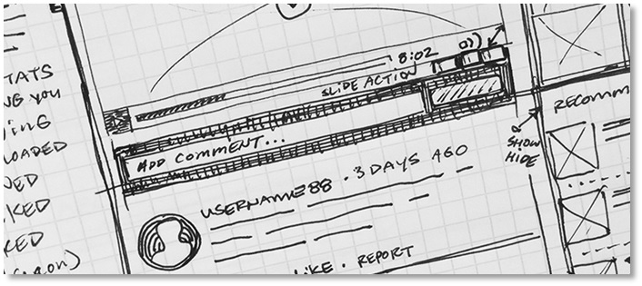 Sketching is the first step