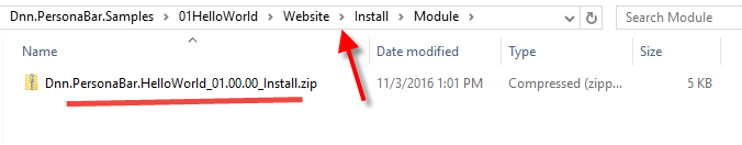 Install Zip File
