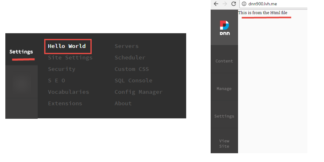 UI After Installation