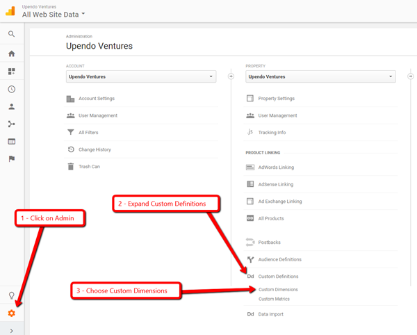 Choosing custom dimensions in Google Analytics Choosing custom dimensions in Google Analytics