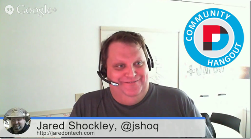 DNN Hangout March 2015: Jared Shockley