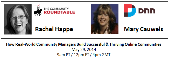 webinar with The Community Roundtable and DNN