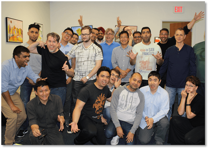 DNN Langley team photo - funny