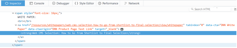 Google Analytics tags for internal links