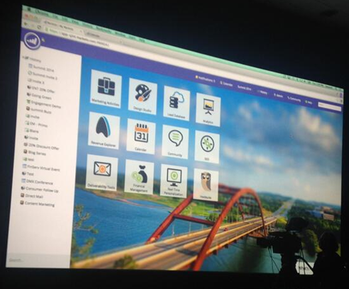 My Marketo user interface
