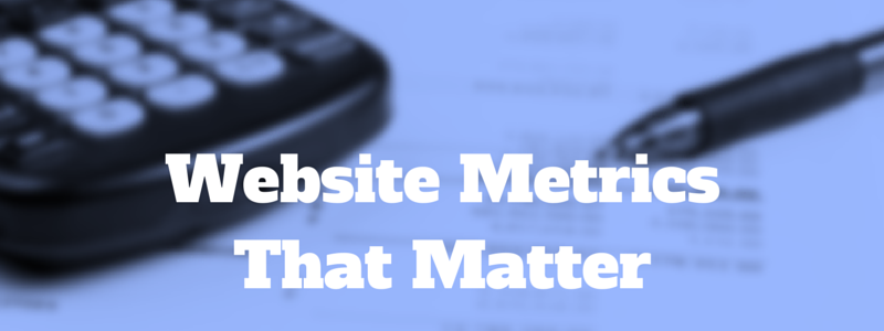 website metrics that matter