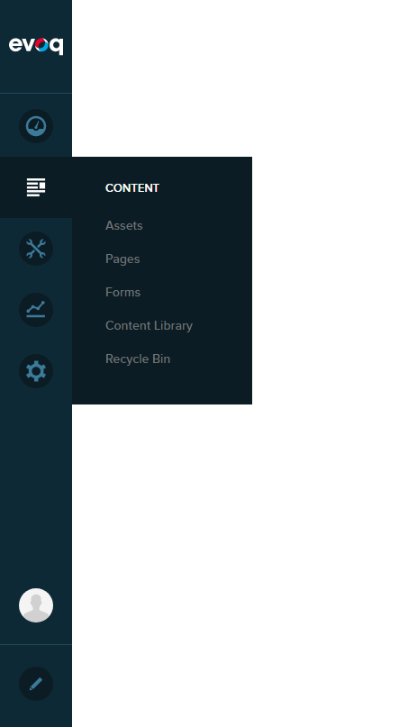 Persona Bar > Content > Pages