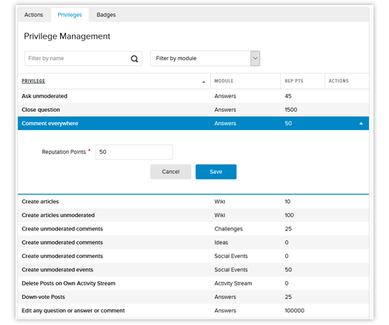 Privileges | Evoq CMS by DNN (DotNetNuke)