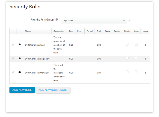 Role Management | Evoq CMS by DNN Software