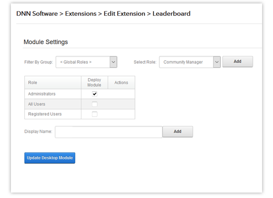 Leaderboard | Evoq by DNN (DotNetNuke)