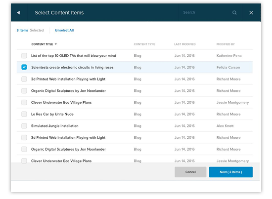 Visualizers | Evoq CMS by DNN Software
